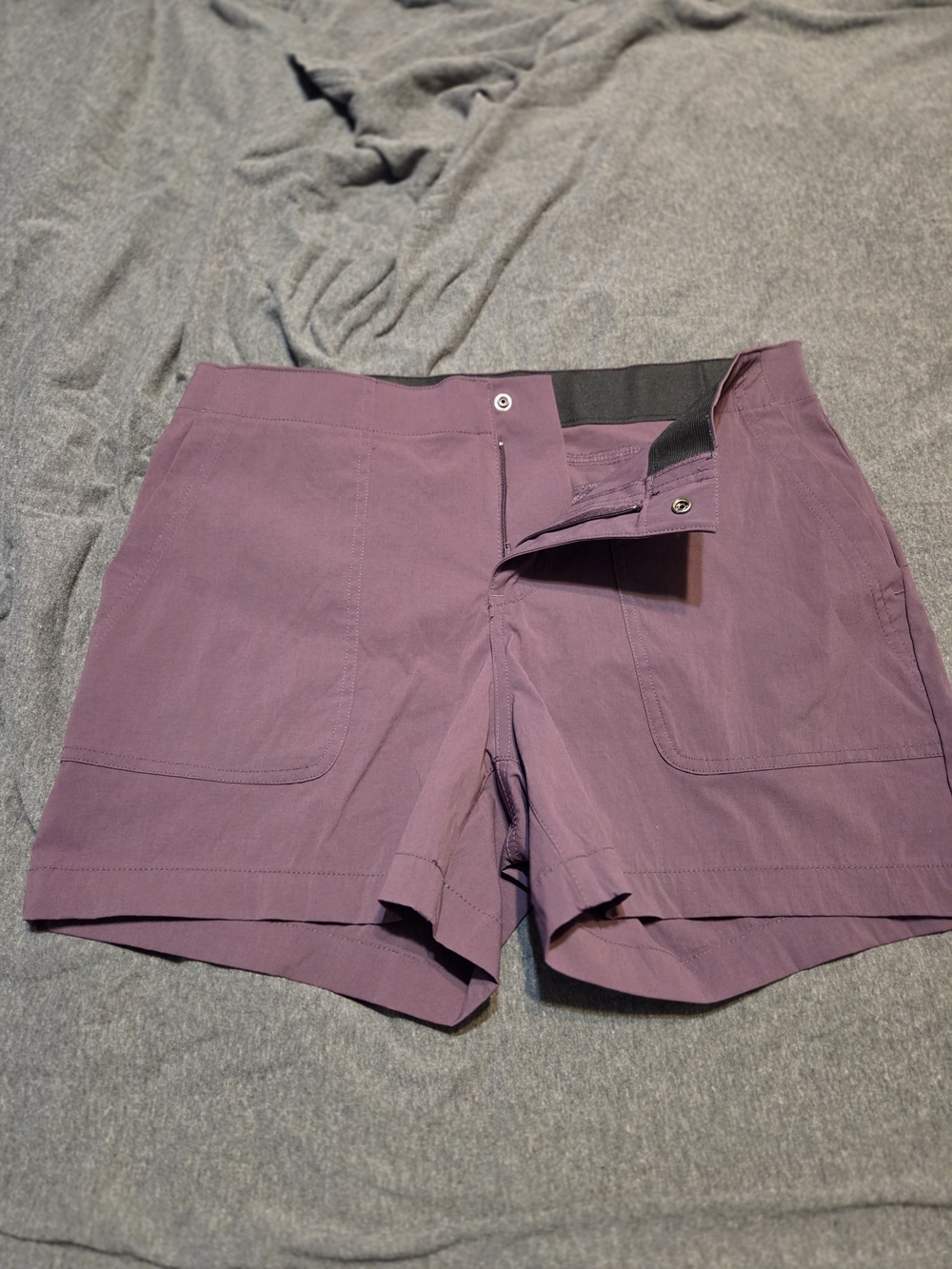 Eddie Bauer Plum Active Stretch Shorts